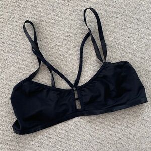Shinestar Black Strappy Bralette